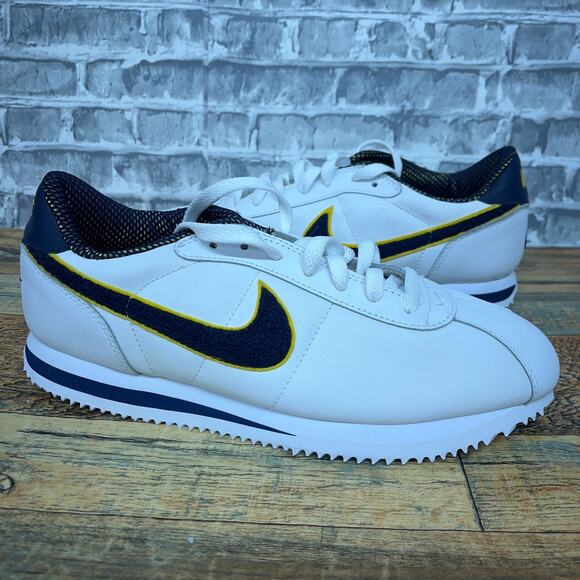 Nike Cortez Chenille Swoosh Navy Blue White 2004 304904–147 Mens Size 10 New main image 6